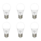 6 Pack E27 A60 LED Bulbs 12W 100W Equivalent 6400K ~1213