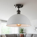 short black ceiling shade