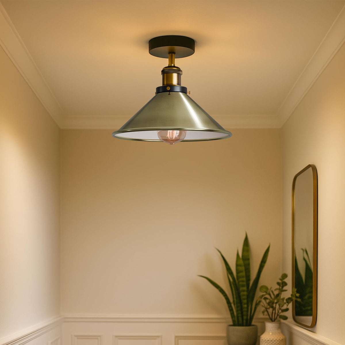 semi flush mount ceiling light