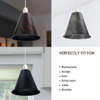 DC Voltage 18cm Metal Cone Lampshade E27/B22 ~1216