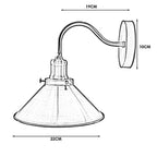 DC VOLTAGE Retro Swan Neck Wall Sconce | Yellow Brass Industrial Light ~1064