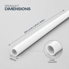 pvc rigid tube 20mm waste pipe