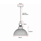 led 4cm metal single nickel