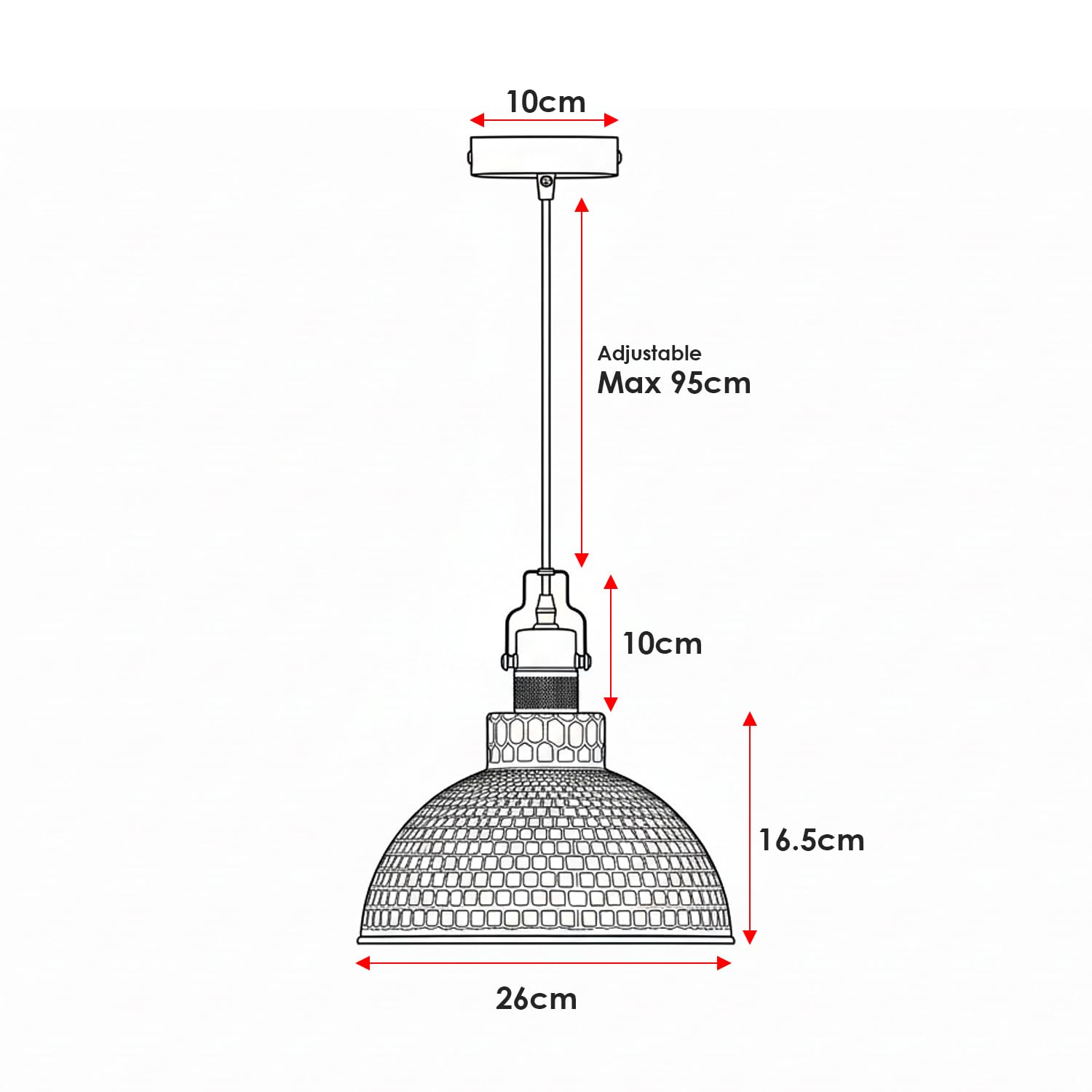 led 4cm metal single nickel