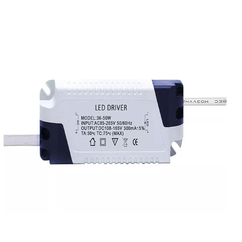 DCVOLTAGE IP20 36-50W Constant Current LED Driver, 300mA ~1062