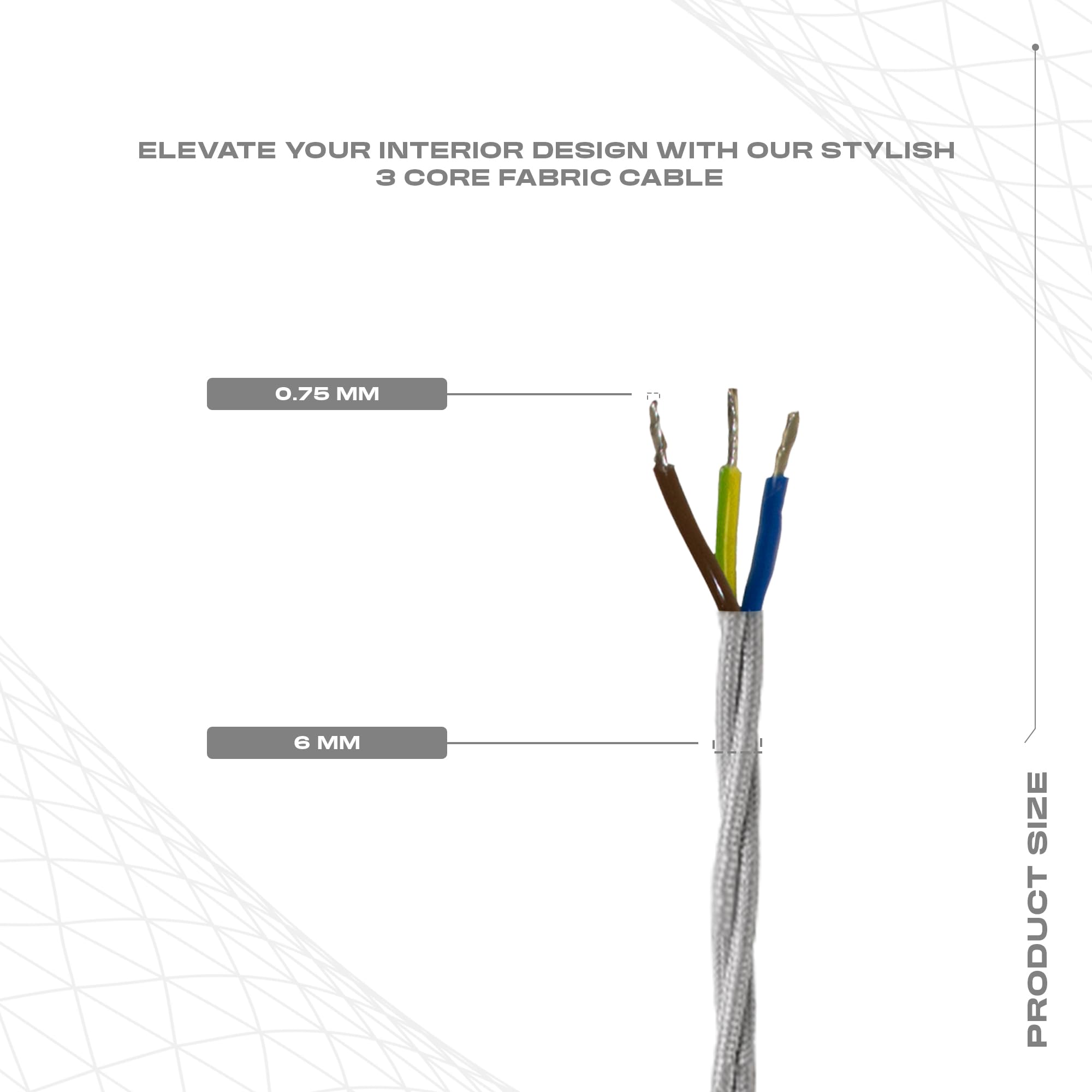 core rope round electric cable