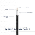 textile wire lamp cable 10mete