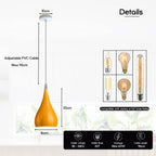 black drop pendant fittings