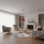 light flush e27 way white