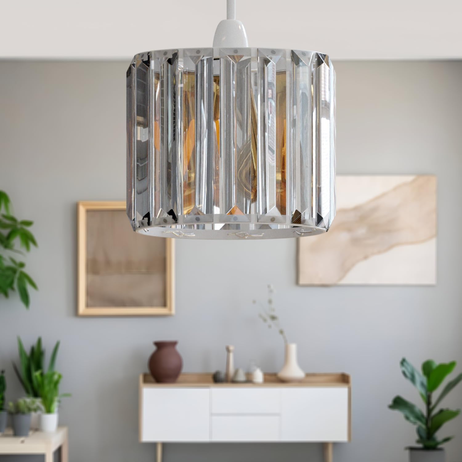 crystal shade lampshade light
