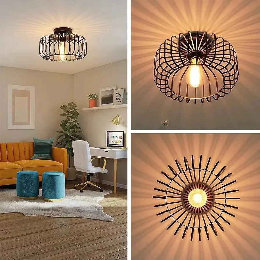geometric ceiling lights shade