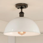 short black ceiling shade
