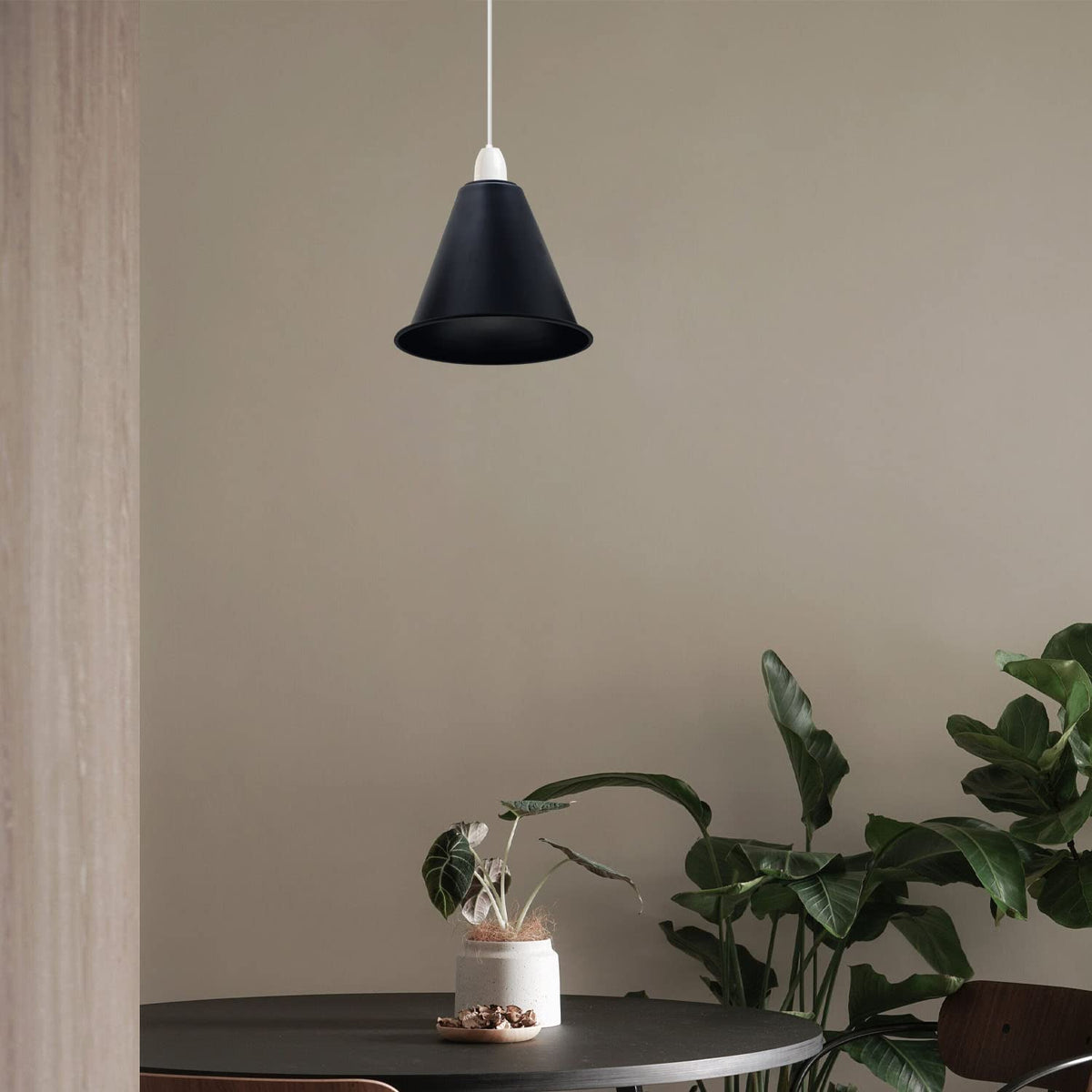 DC Voltage 18cm Metal Cone Lampshade E27/B22 ~1216