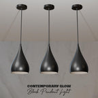 retro black light orange ceili