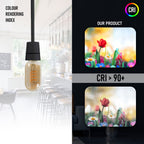 bulb white 4w e27 light glass