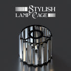 gold shade lamp light silver