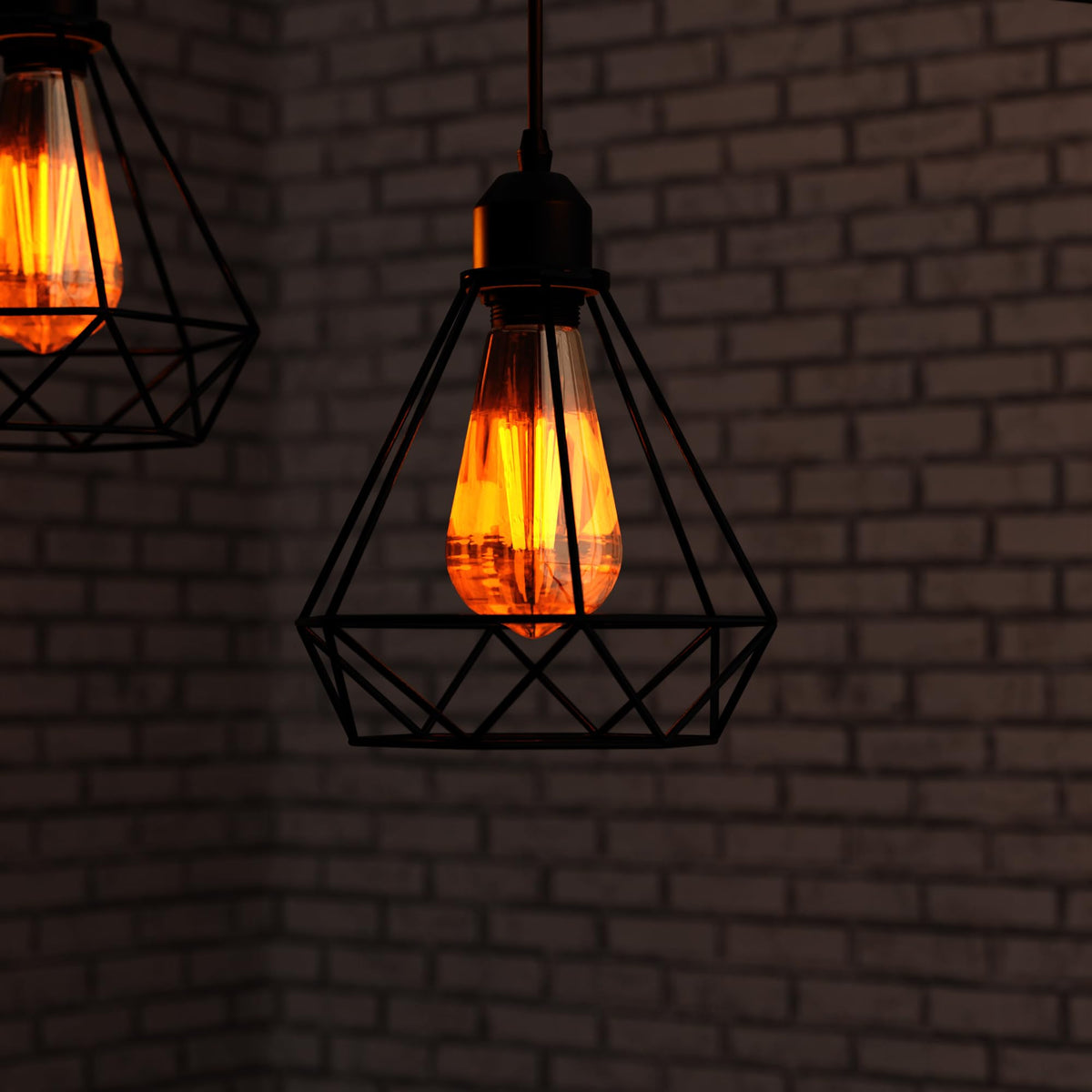 small vintage light with plug