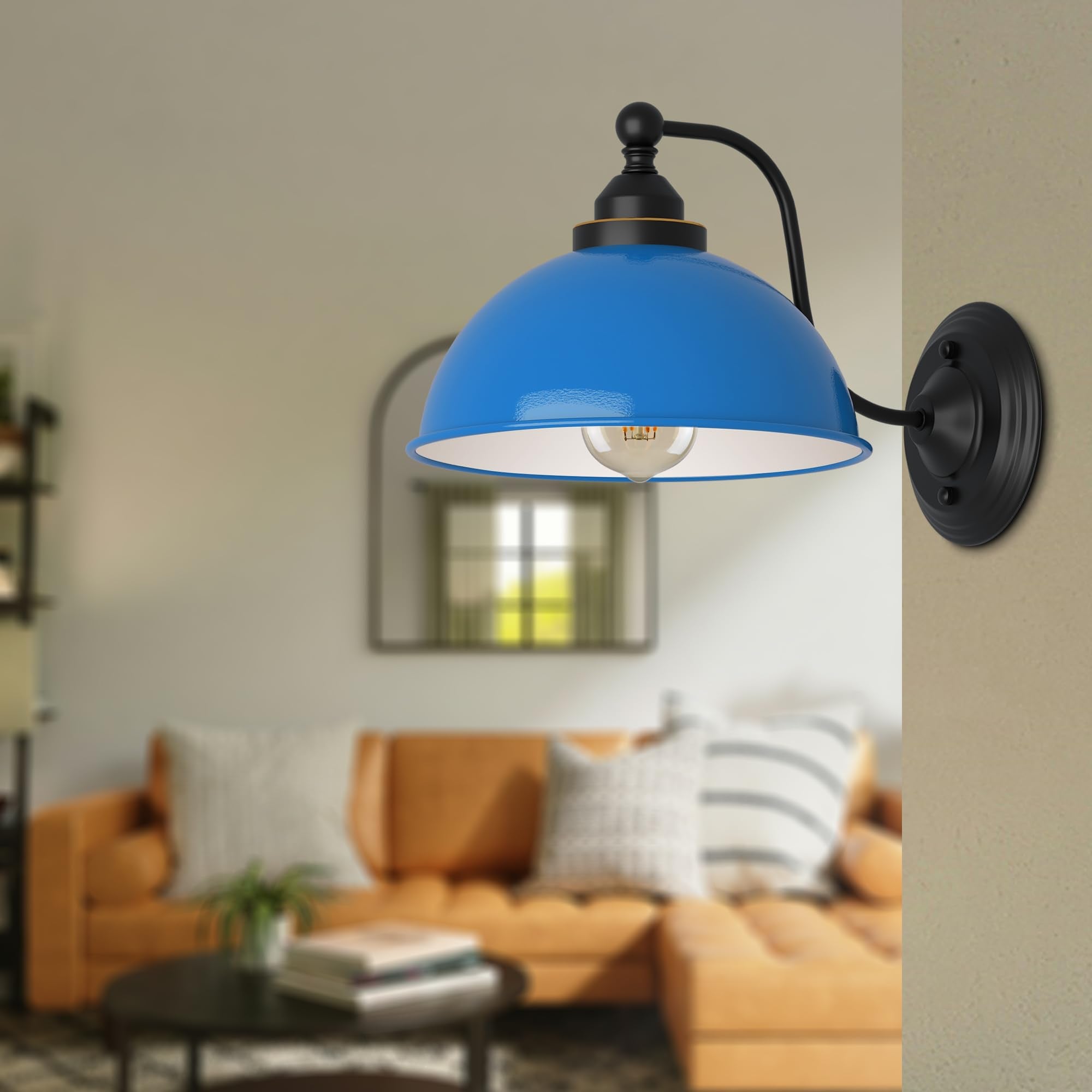 sconce black led wall indoor