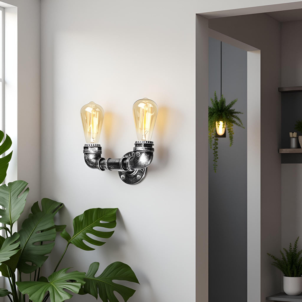 lamp pull steampunk wall light