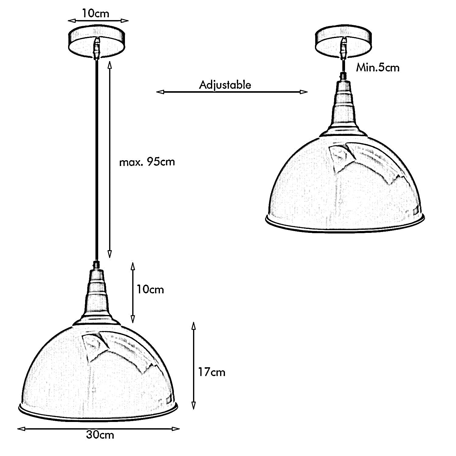 4cm ceiling aluminum single