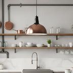 single lampshade ceiling nicke