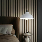 light large black shade brass