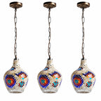Turkish Moroccan Mosaic Pendant Light Fixture ~1192