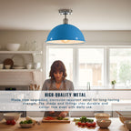 short black ceiling shade