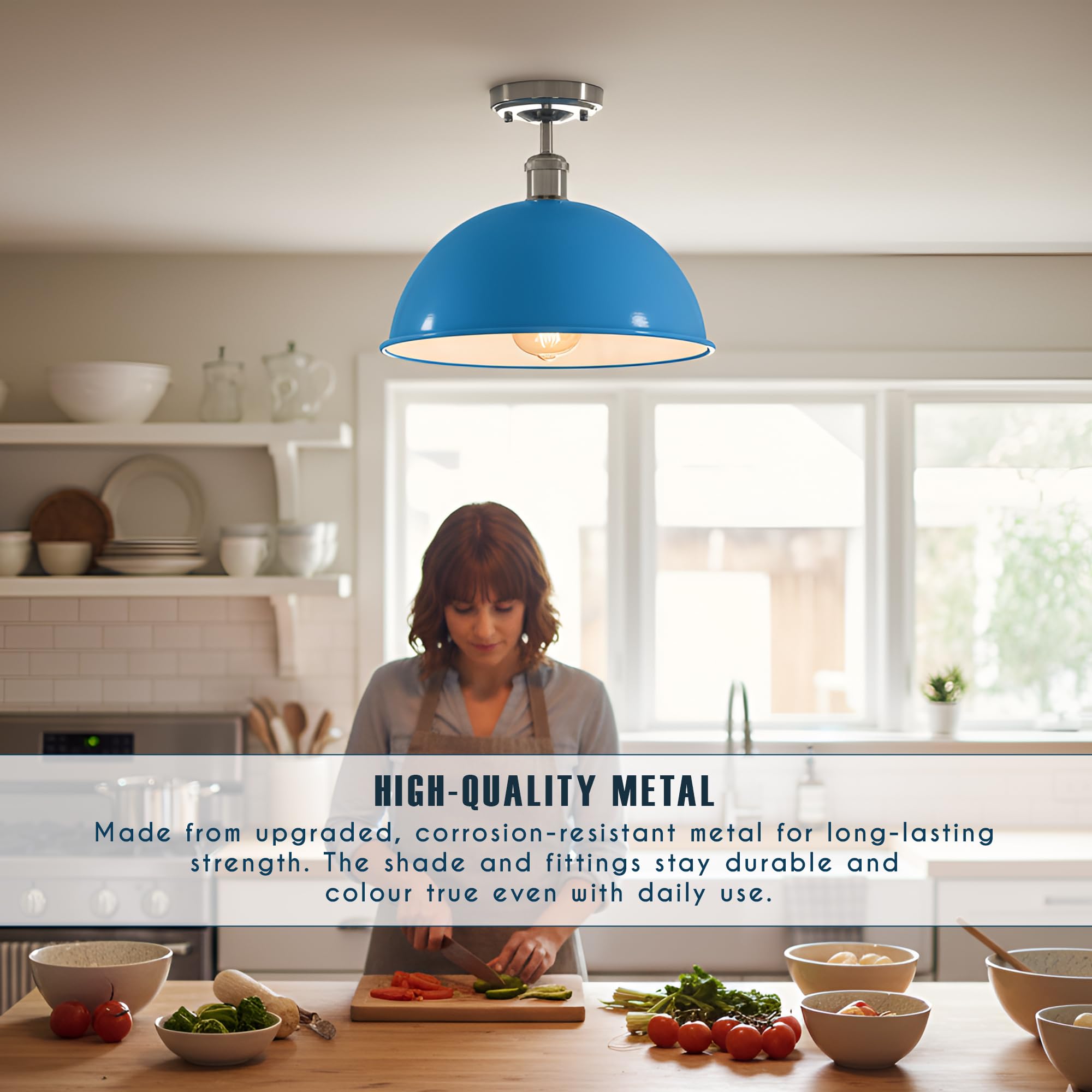 red ceiling droplight shade