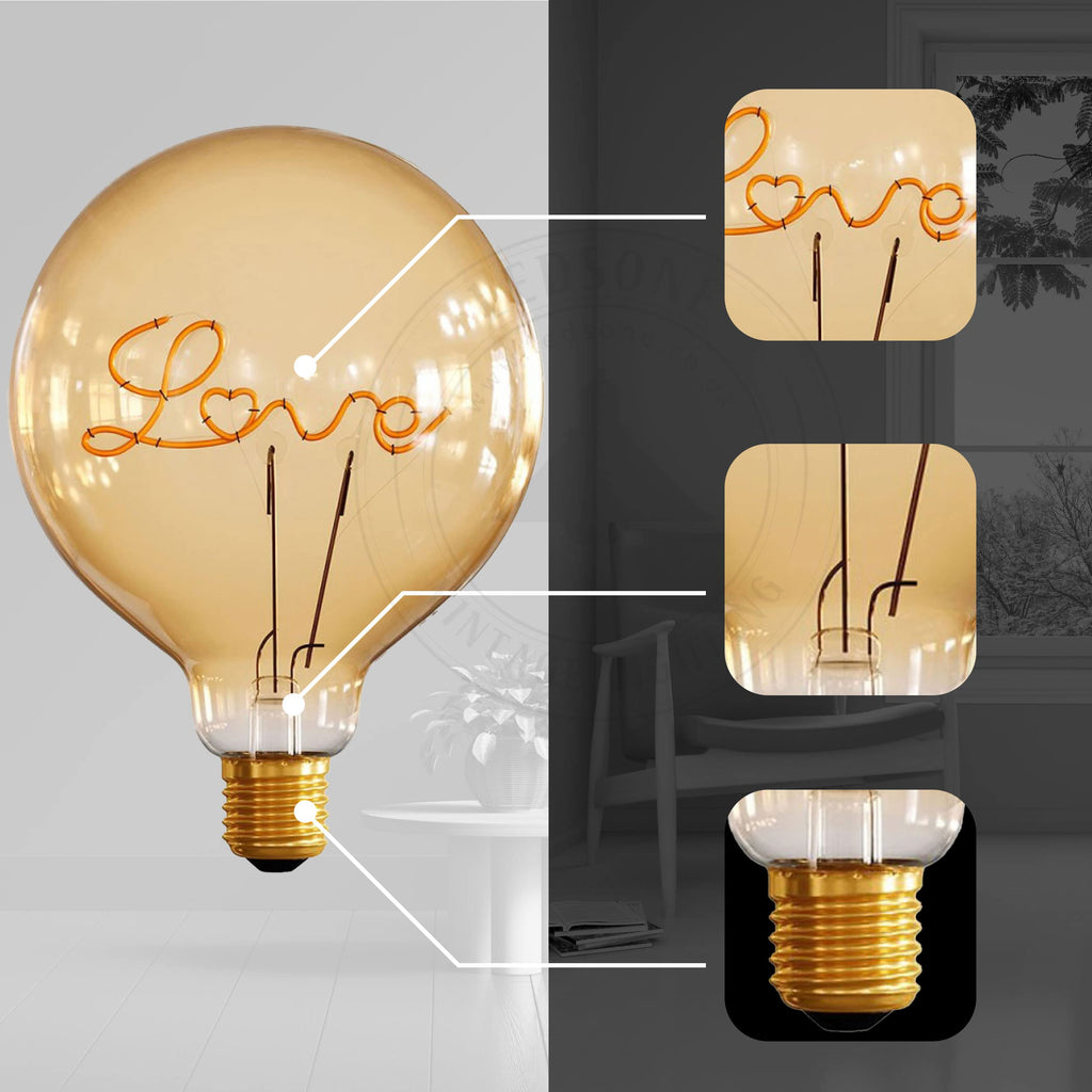 dimmable filament light e27