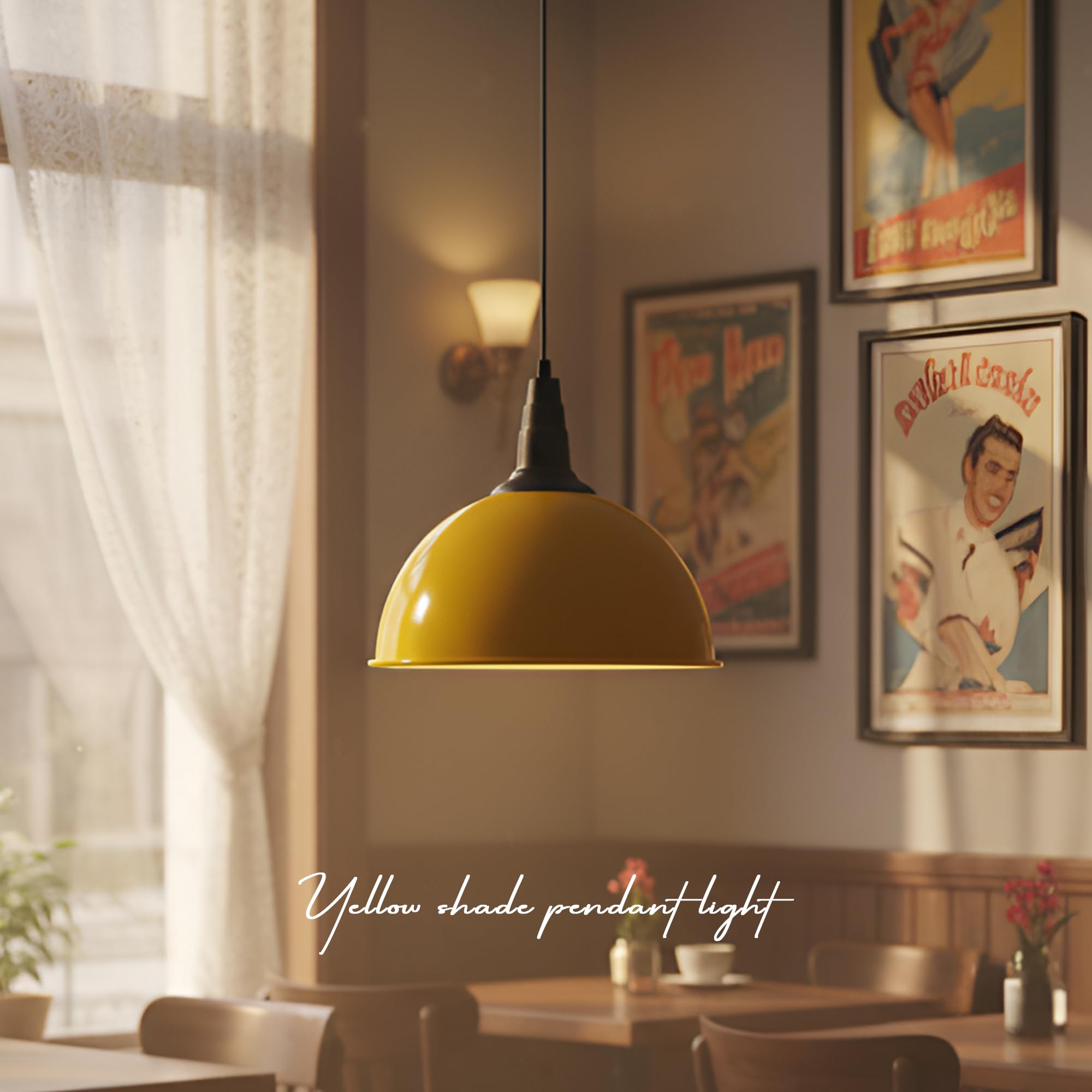 yellow stair kitchen single