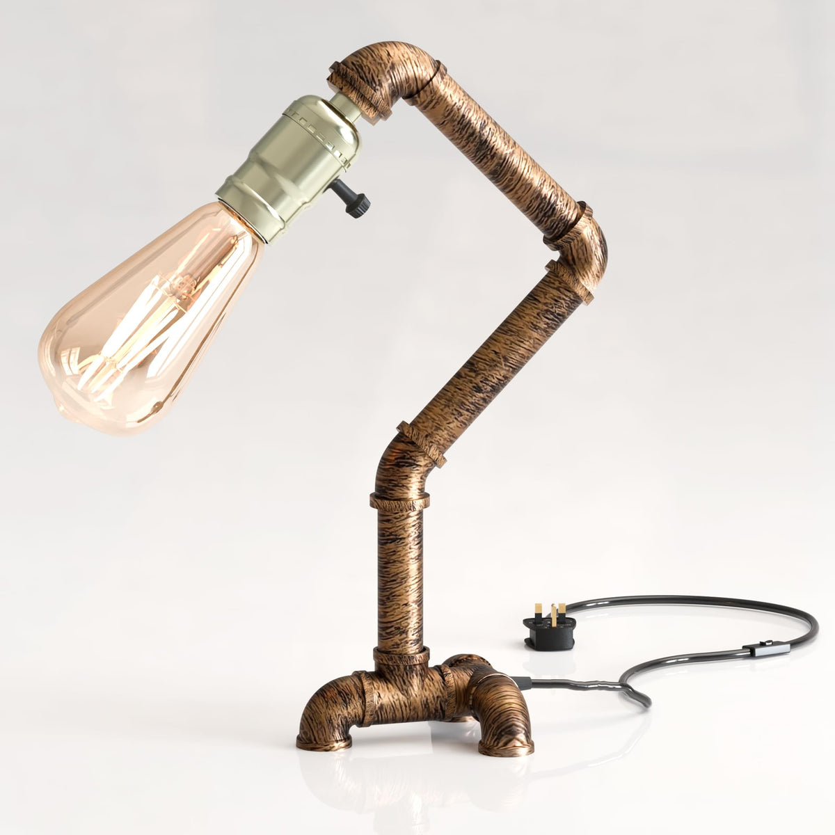 steampunk table lamp for study
