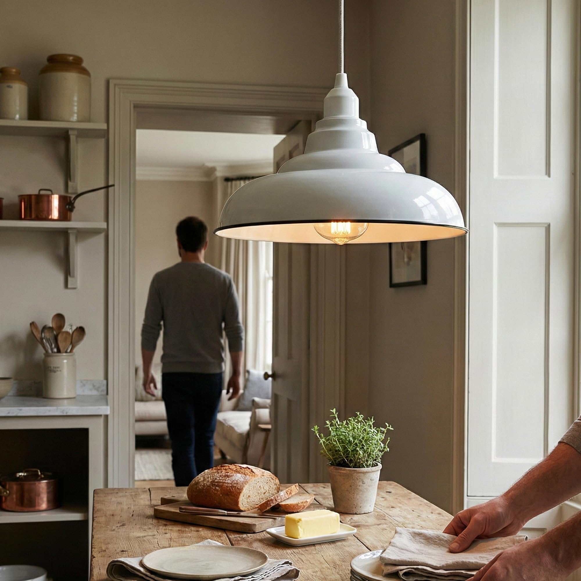 kitchen brass light black