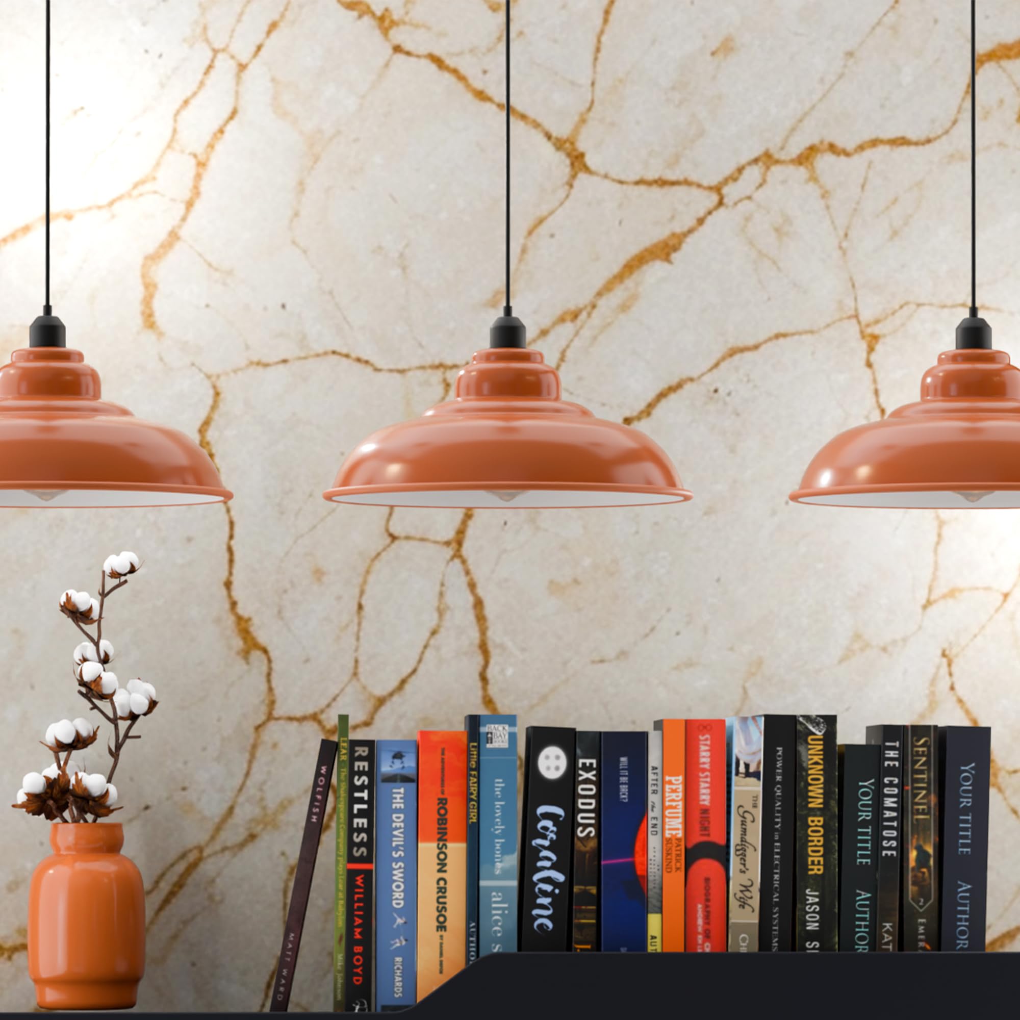 pull large fixture down lights