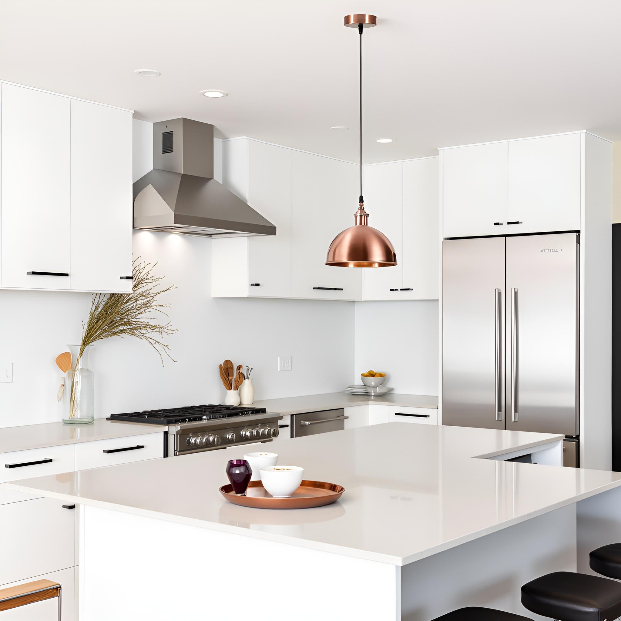 contemporary light copper