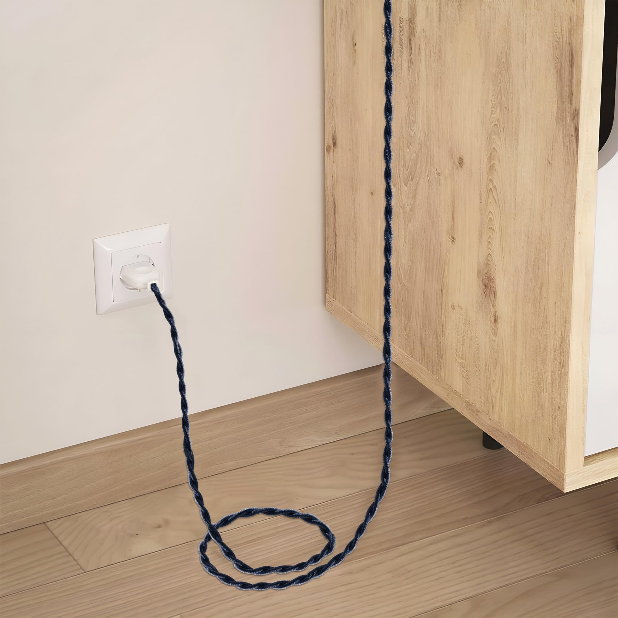 twisted fabric lighting cable