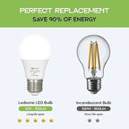 6 Pack E27 A60 LED Bulbs 12W 100W Equivalent 6400K ~1213