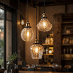 Glass Pendant Ceiling Light Fixture ~1190