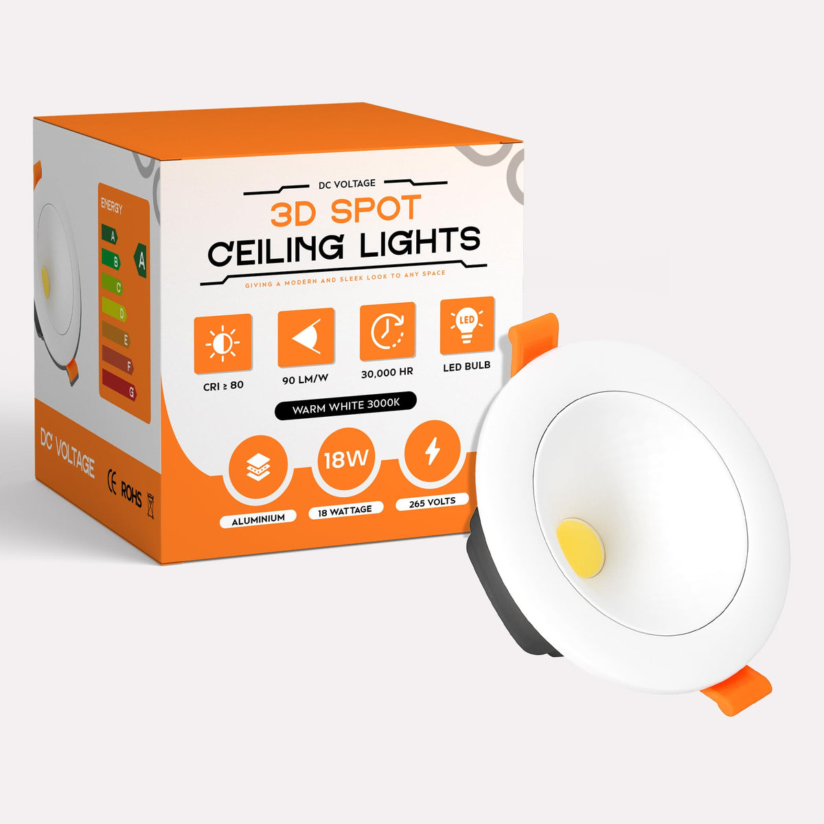 Modern New LED Recessed Ceiling White LED Round Panel Downlight IP20 Cool White ~1222
