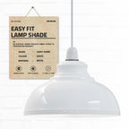 light large black shade brass