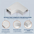 15x10mm cable trunking 10 pack