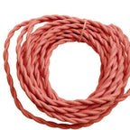 braided brass red core lightin