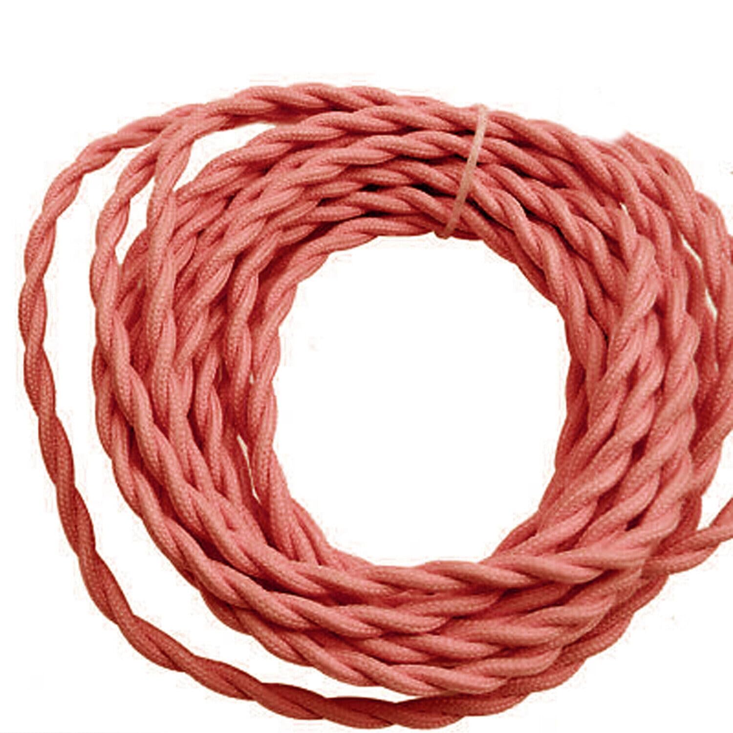 braided brass red core lightin