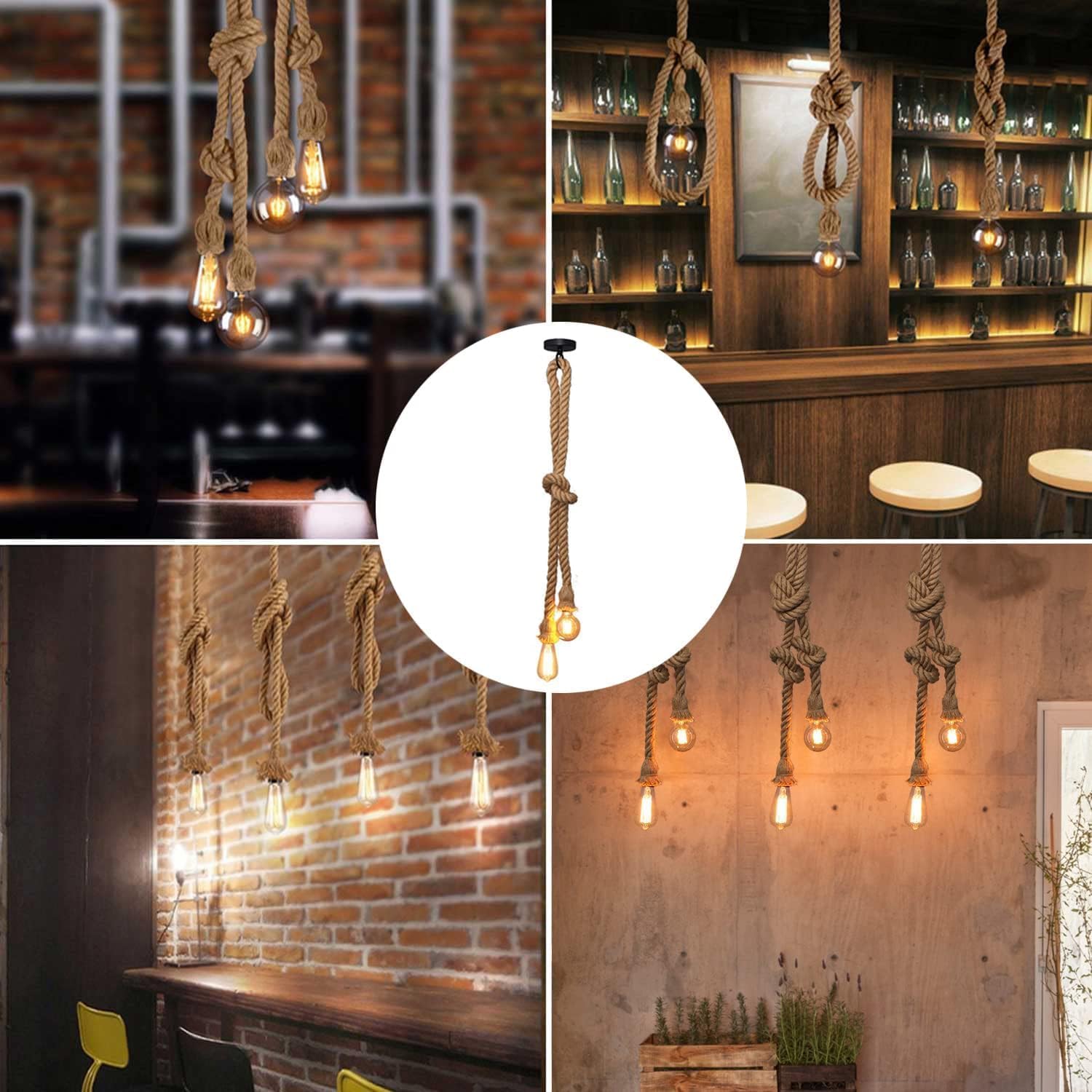 pendant e27 retro socket bedro