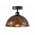 vintage industrial semi-flush mount ceiling light 