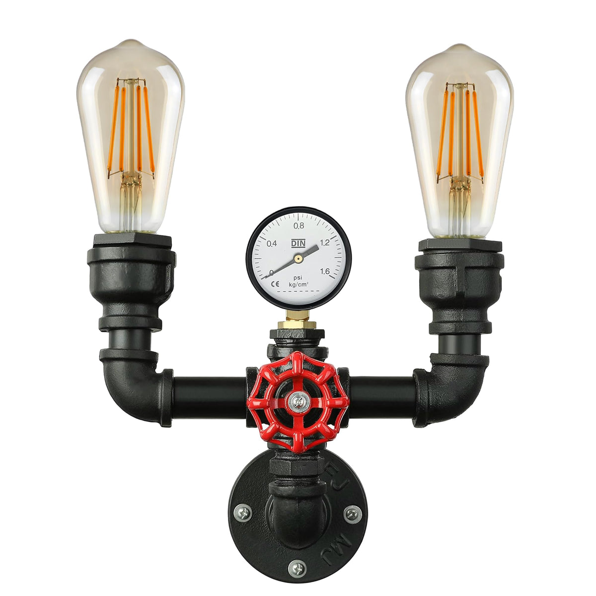 bulb sconce industrial wall