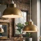 DC Voltage 26cm Metal Dome Lampshade with E27 Reducer Ring ~1215