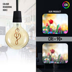 bulb 2700k round e27 light
