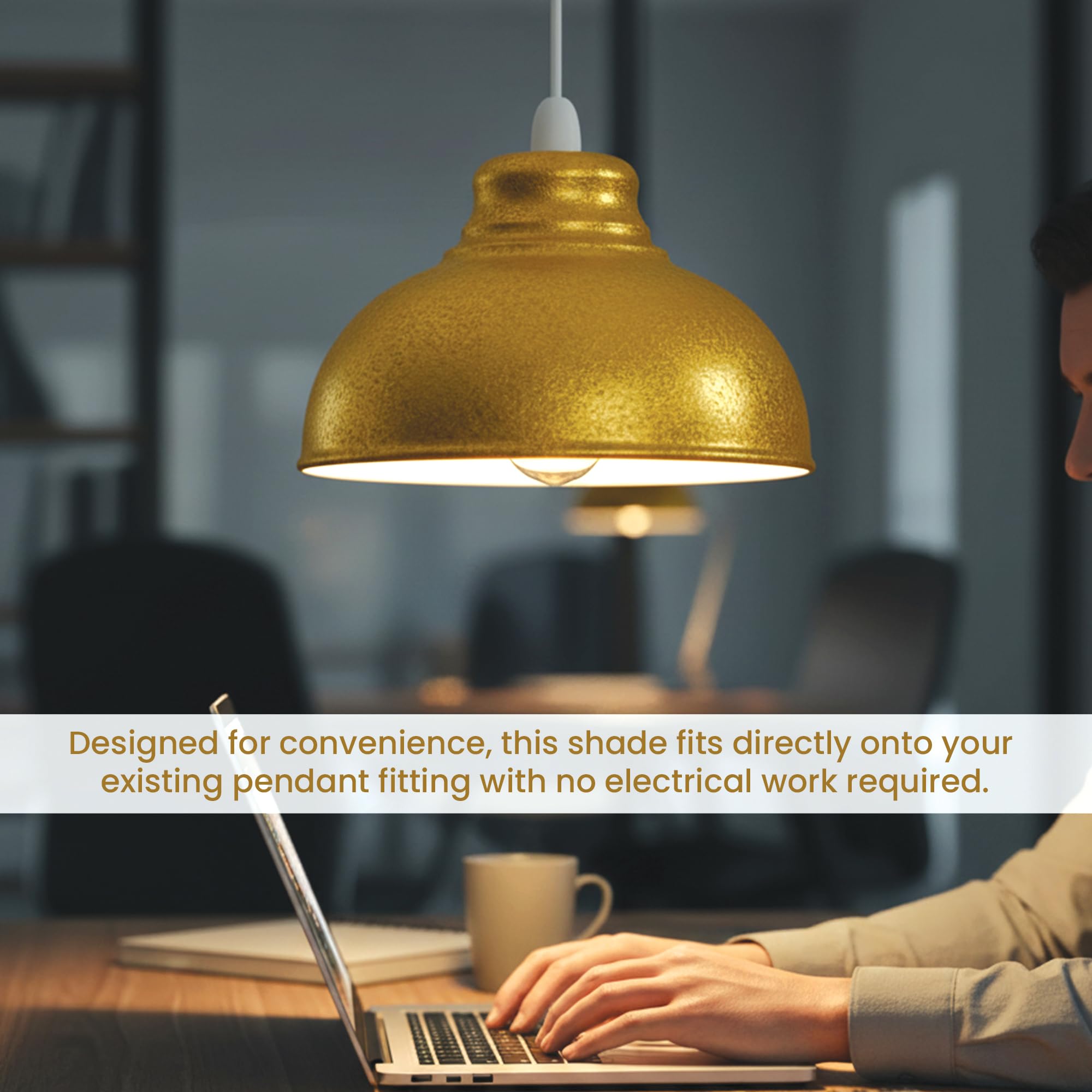lamp shade gold