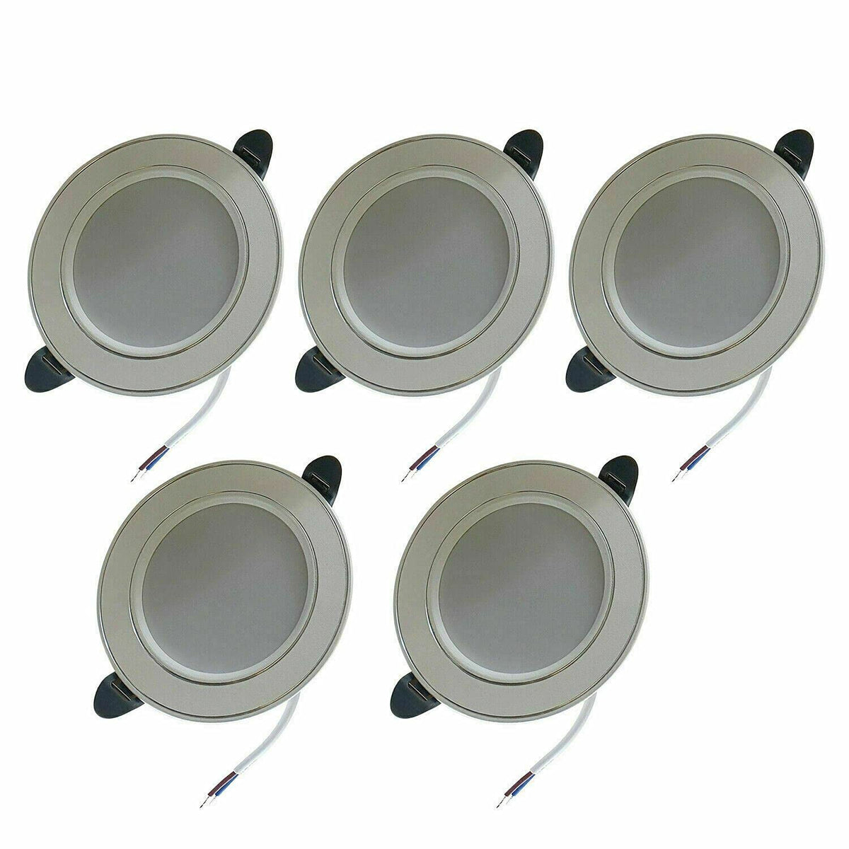 5W Round Recessed LED Panel Light 6000K 550lm ~1221